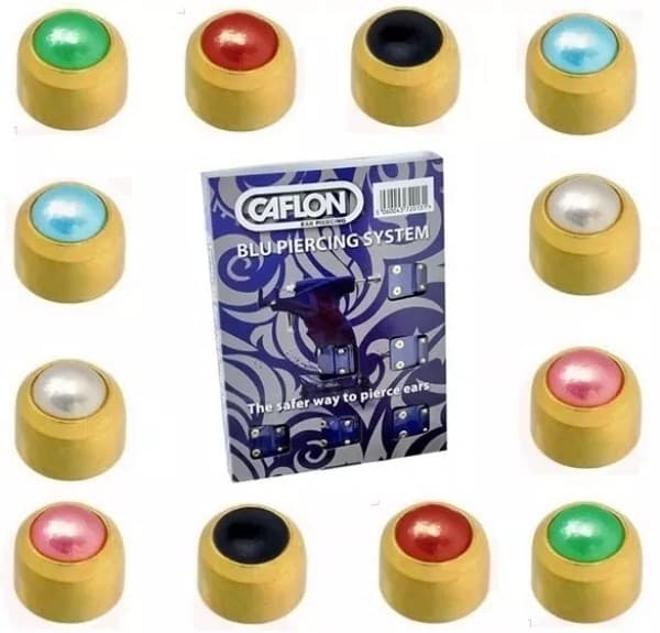 GOLD PLATE STUD - Pearl Cabachon - Assorted