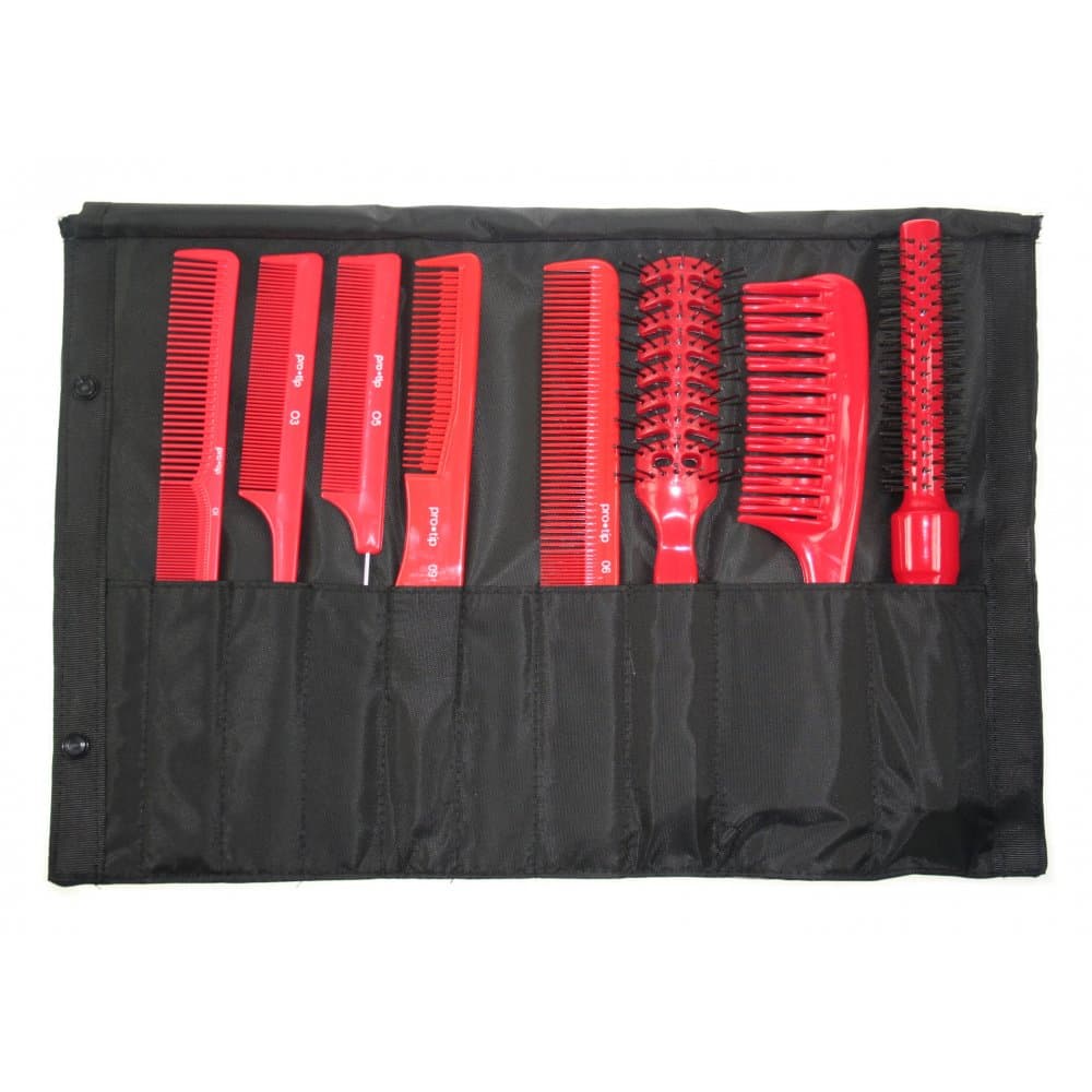 DENMAN - KITS & BAGS - Tool Wrap: 6 Combs: 1 X 01, 03, 05, 06, 08, 09