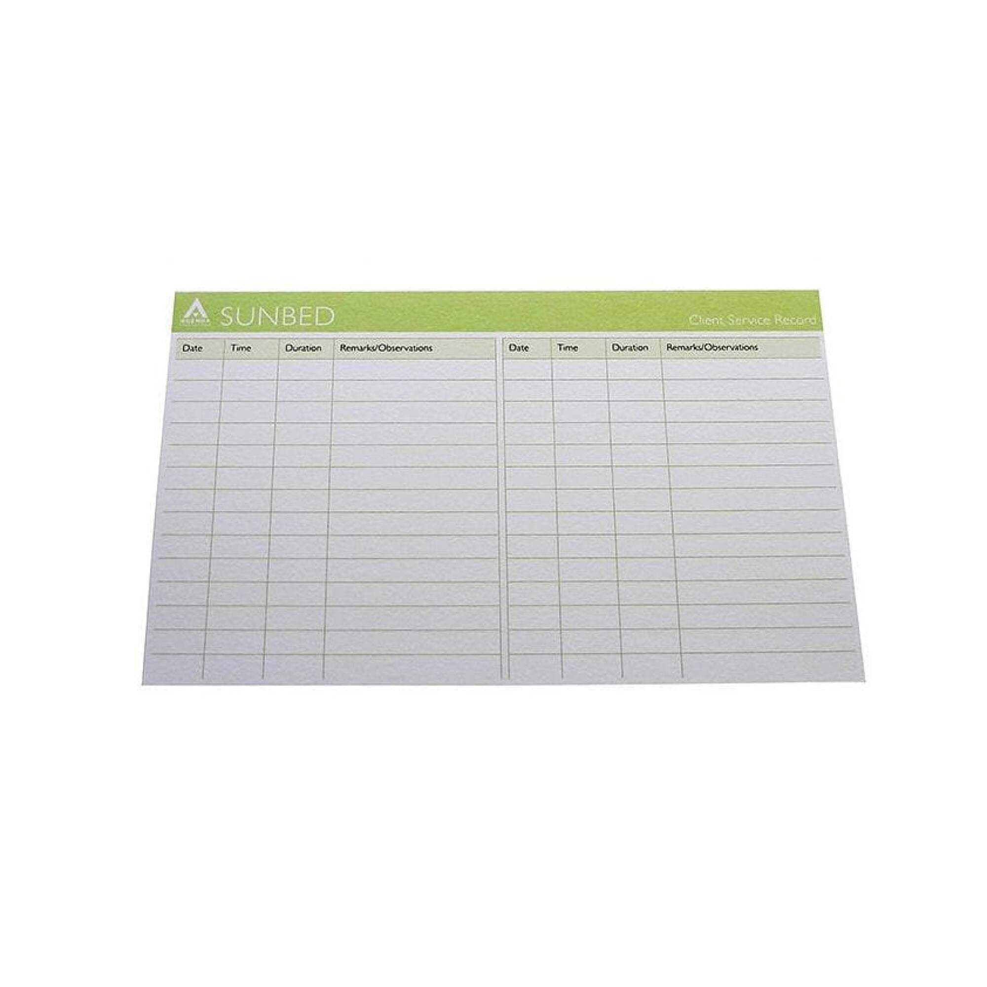 AGENDA - RECORD CARDS - Sunbed - Image 2