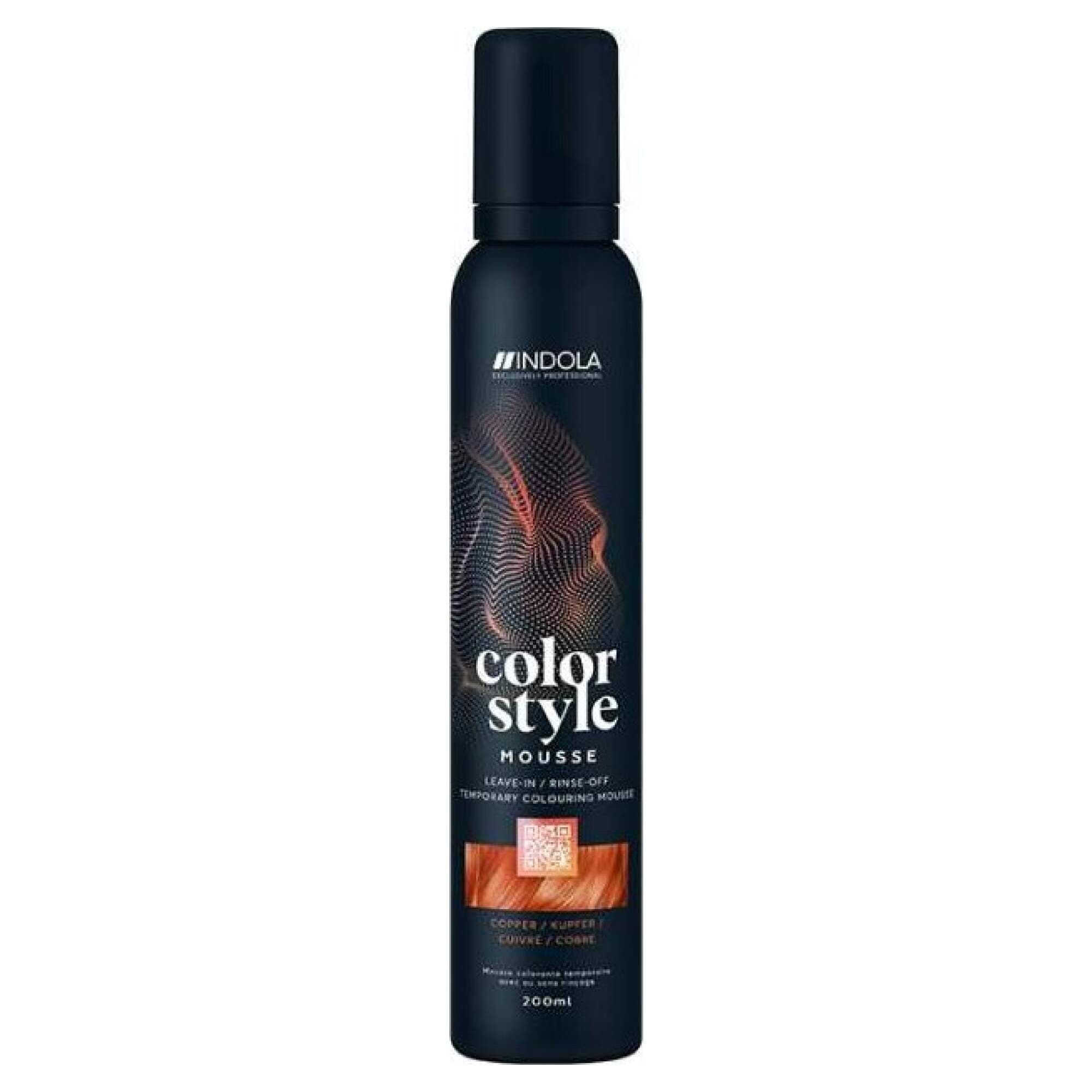 INDOLA - COLOR STYLE MOUSSE - Copper - 200ml