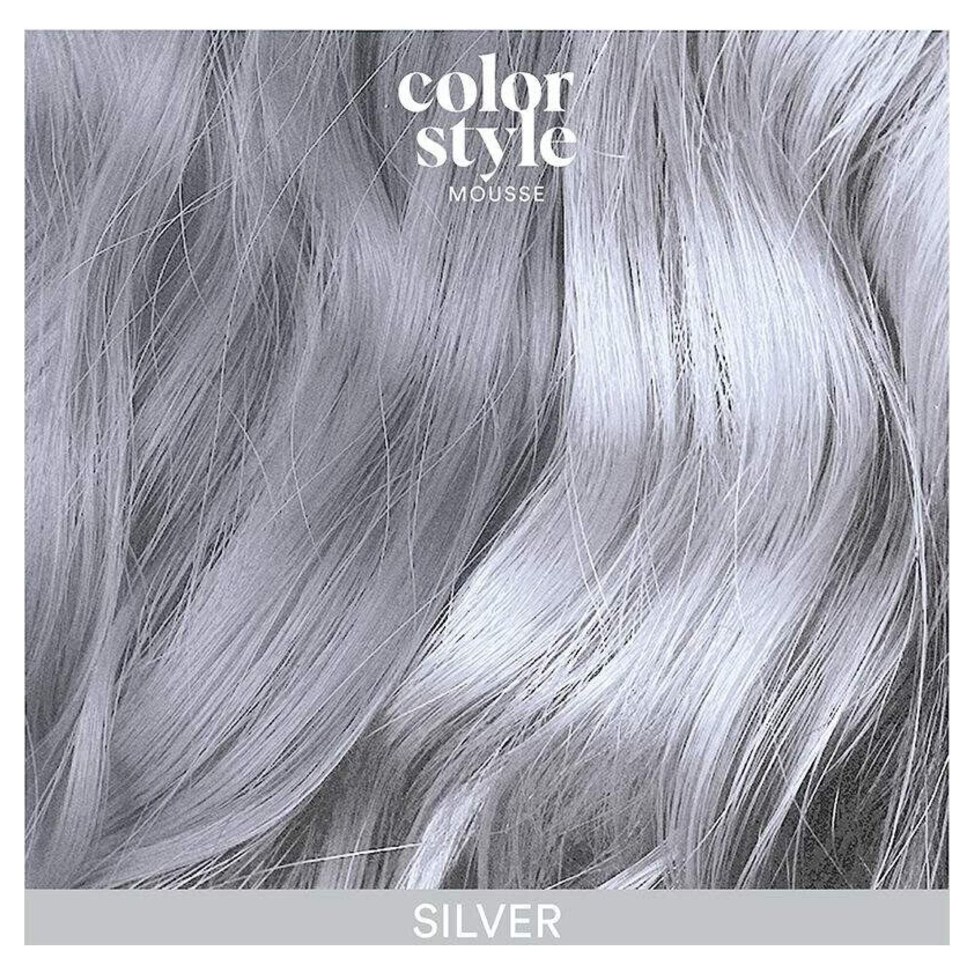 INDOLA - COLOR STYLE MOUSSE - Silver - 200ml - Image 2
