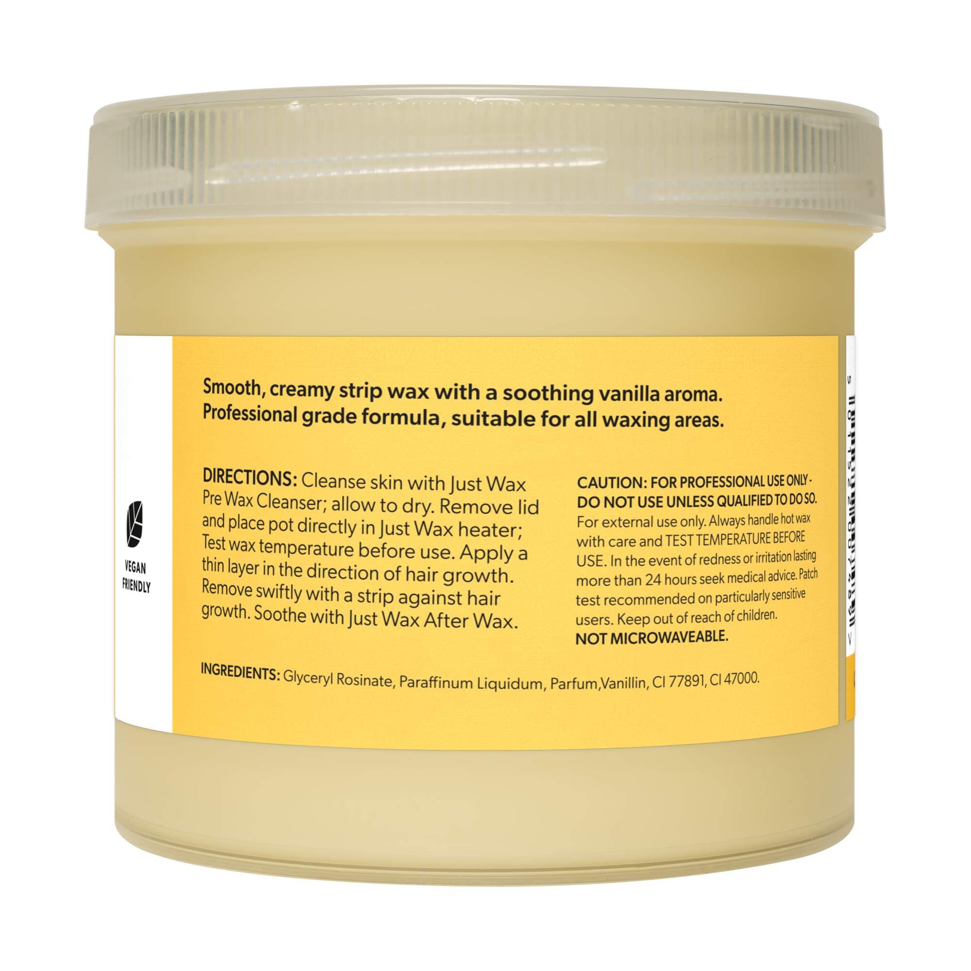 Just Wax - Strip Wax - Vanilla Creme Wax - Image 2