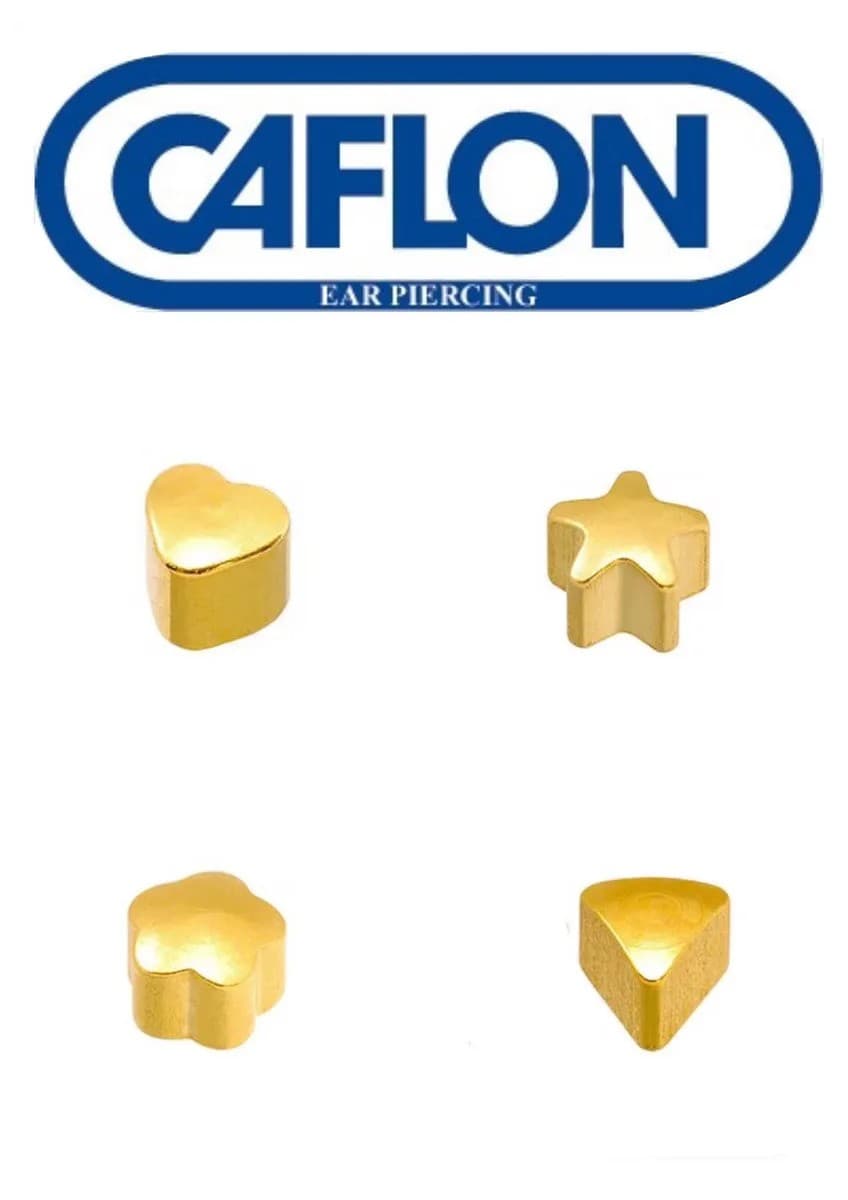 GOLD PLATE STUD - Assorted Shapes