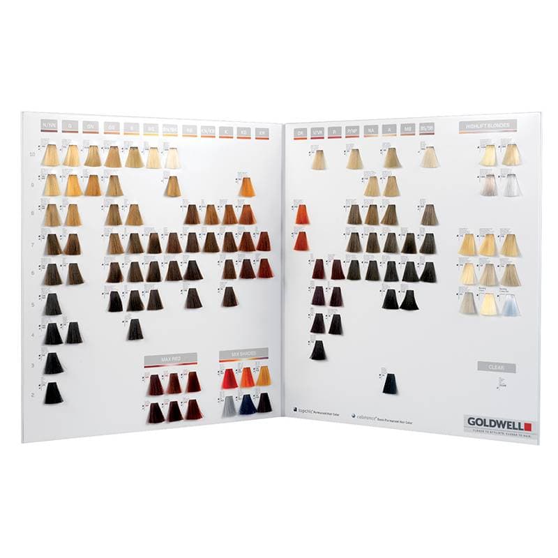 Goldwell Salon Accessories - Goldwell Color Shade Chart