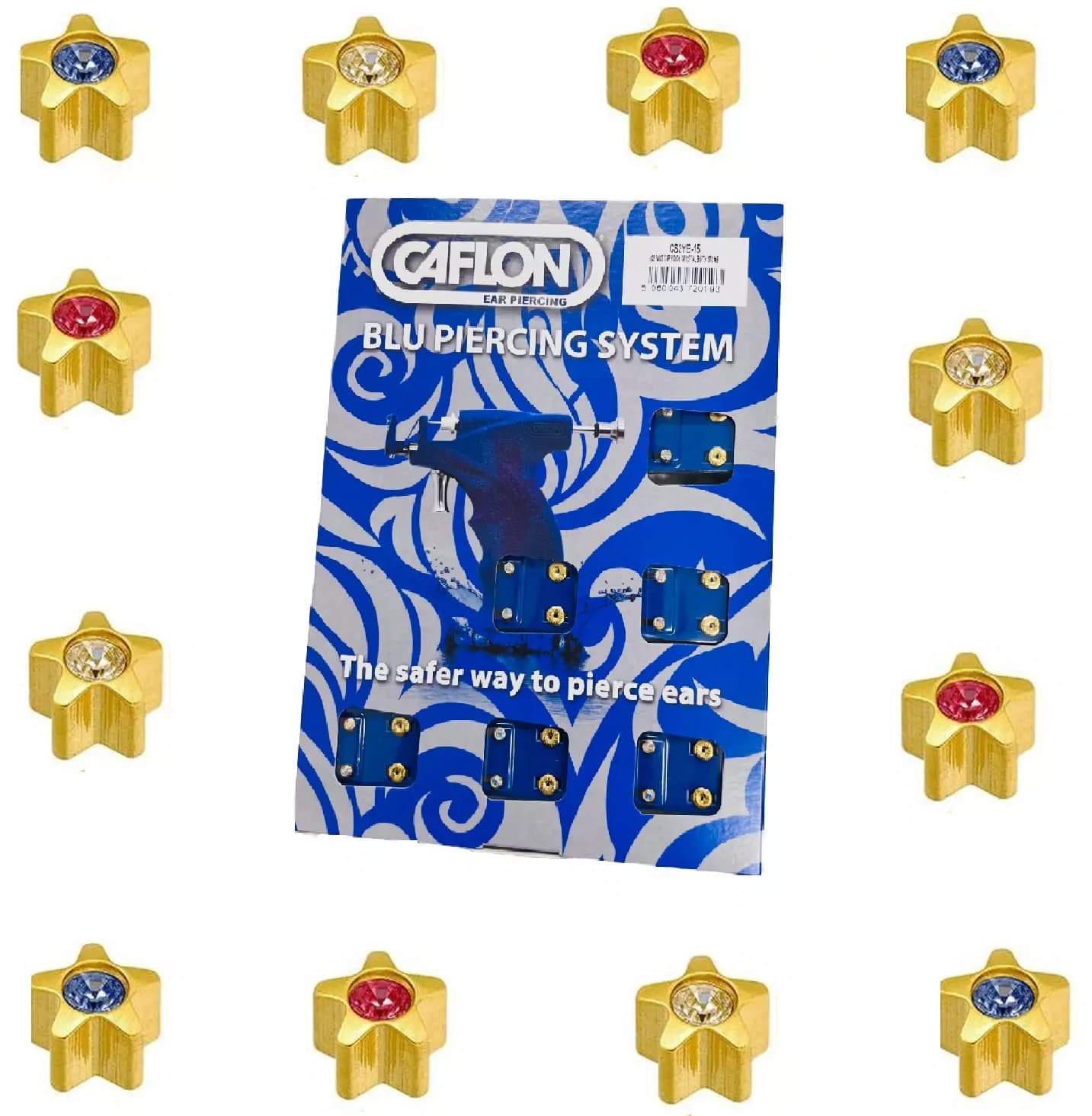 GOLD PLATE STUD - Starstone - Assorted