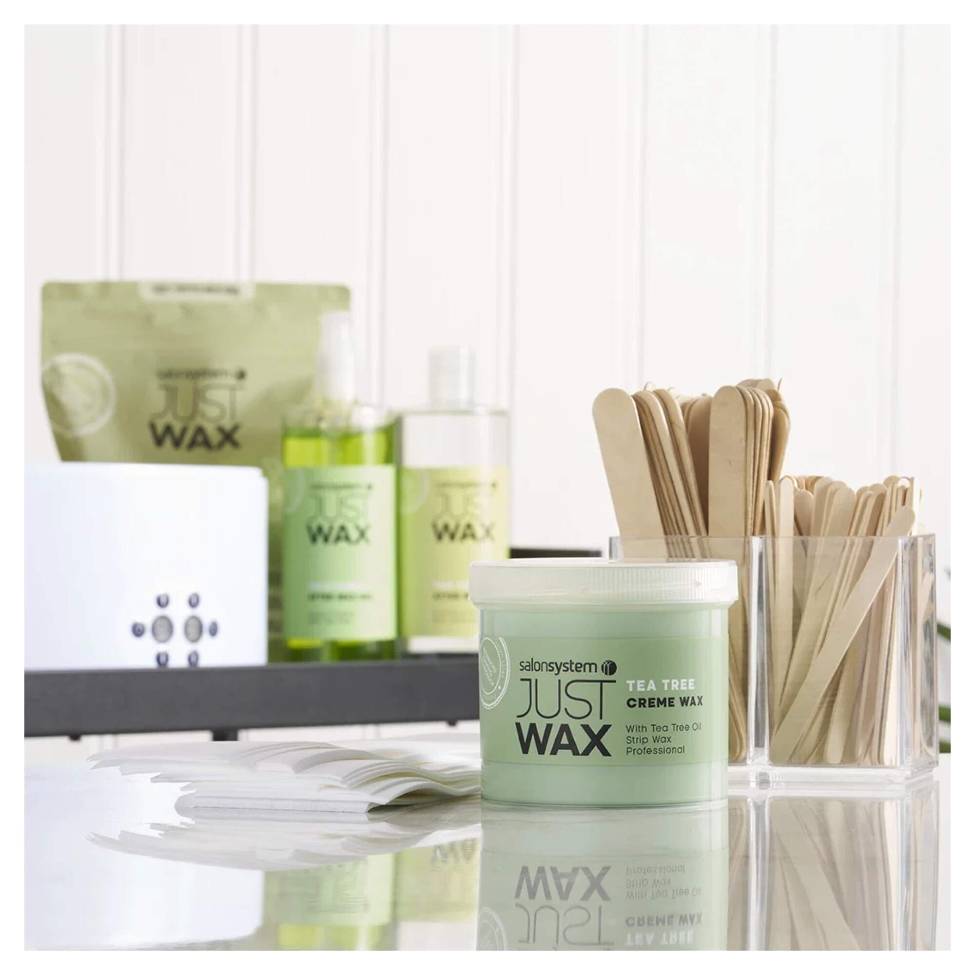 Just Wax - Strip Wax - Tea Tree Creme Wax (2+1) - Image 2