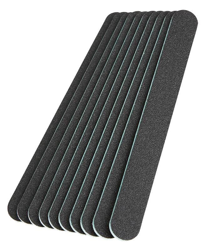 THE EDGE - CUSHIONED FILE - Duraboard 100/100 Grit - Black & Green - Washable - 10Pk