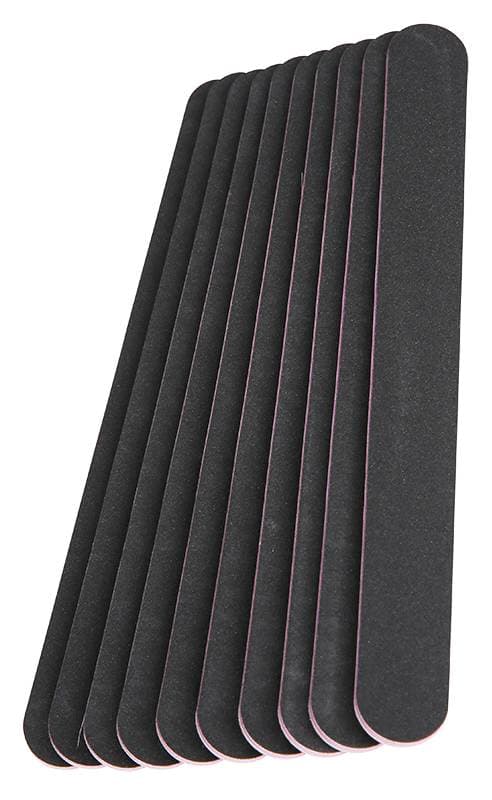 THE EDGE - CUSHIONED FILE - Duraboard 240/240 - Black & Pink - Washable - 10Pk