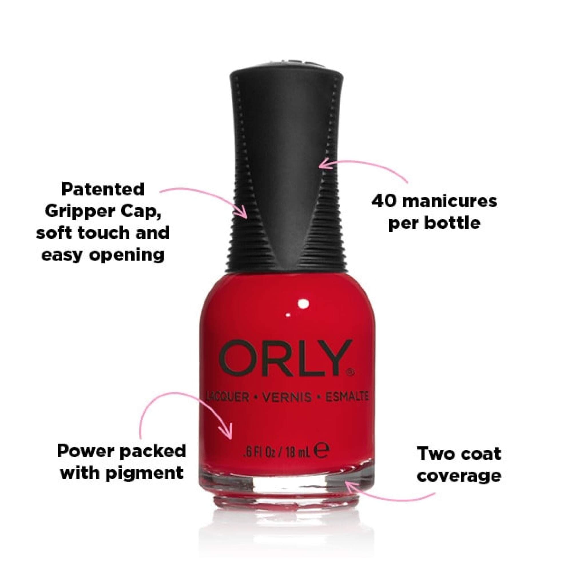 ORLY - 18ml POLISH - Haute Red - 18ml - Image 2