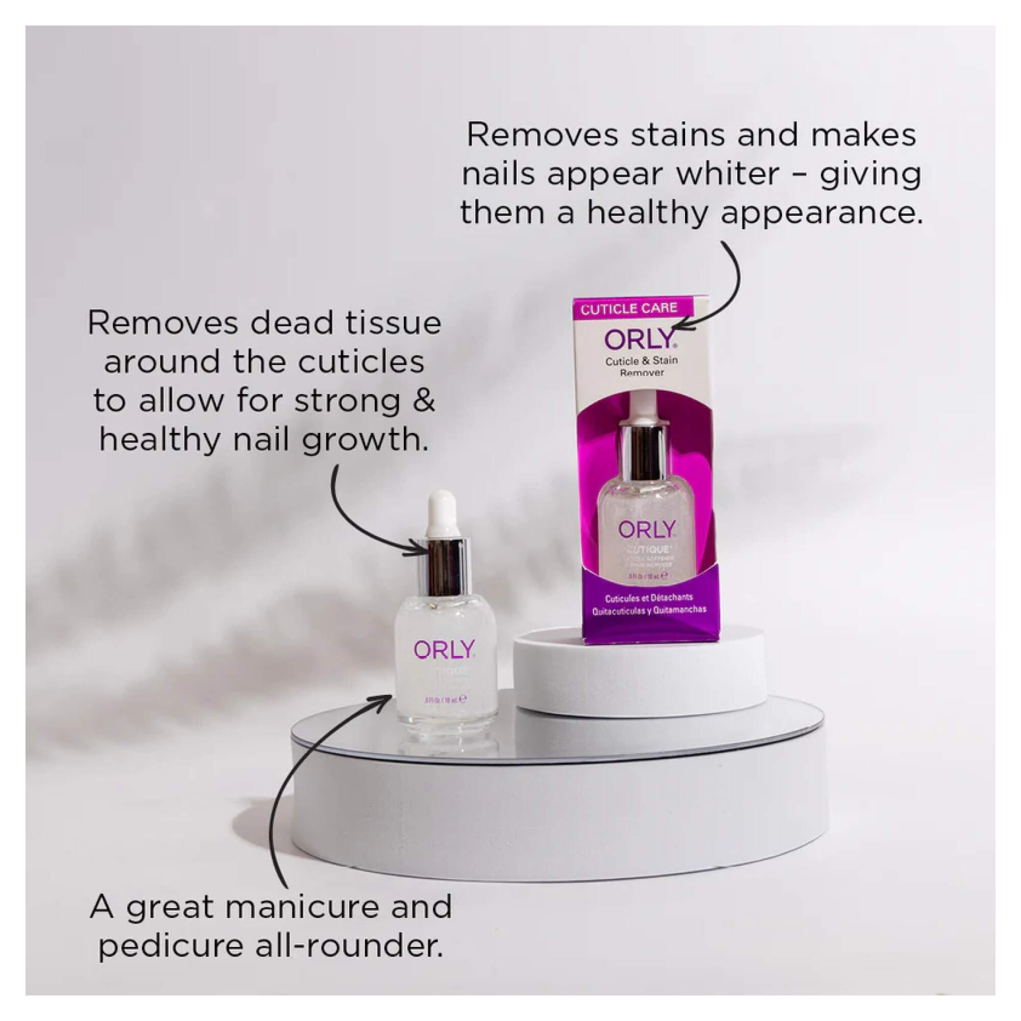 ORLY - CUTICLE TREATMENTS - Cutique Cuticle Remover - 18ml - Image 2