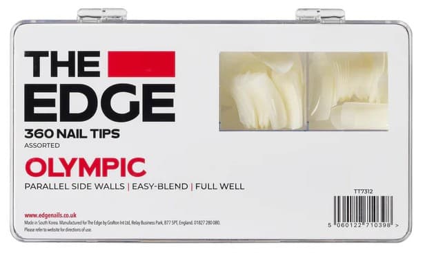 THE EDGE - NAIL TIPS - Olympic Tips - 360 Assorted - Boxed