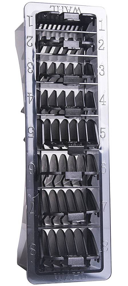 Wahl - Attachment Comb Set - No. 1-8 - Black