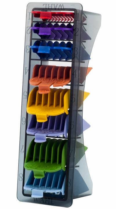 Wahl - Attachment Comb Set - No. 1-8 - Coloured
