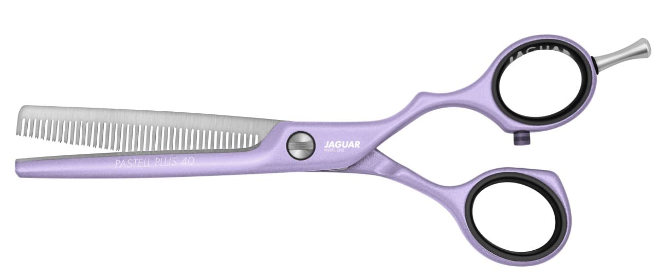 JAGUAR SCISSORS - WHITE LINE - Pastel Plus Viola Thinner 40 teeth