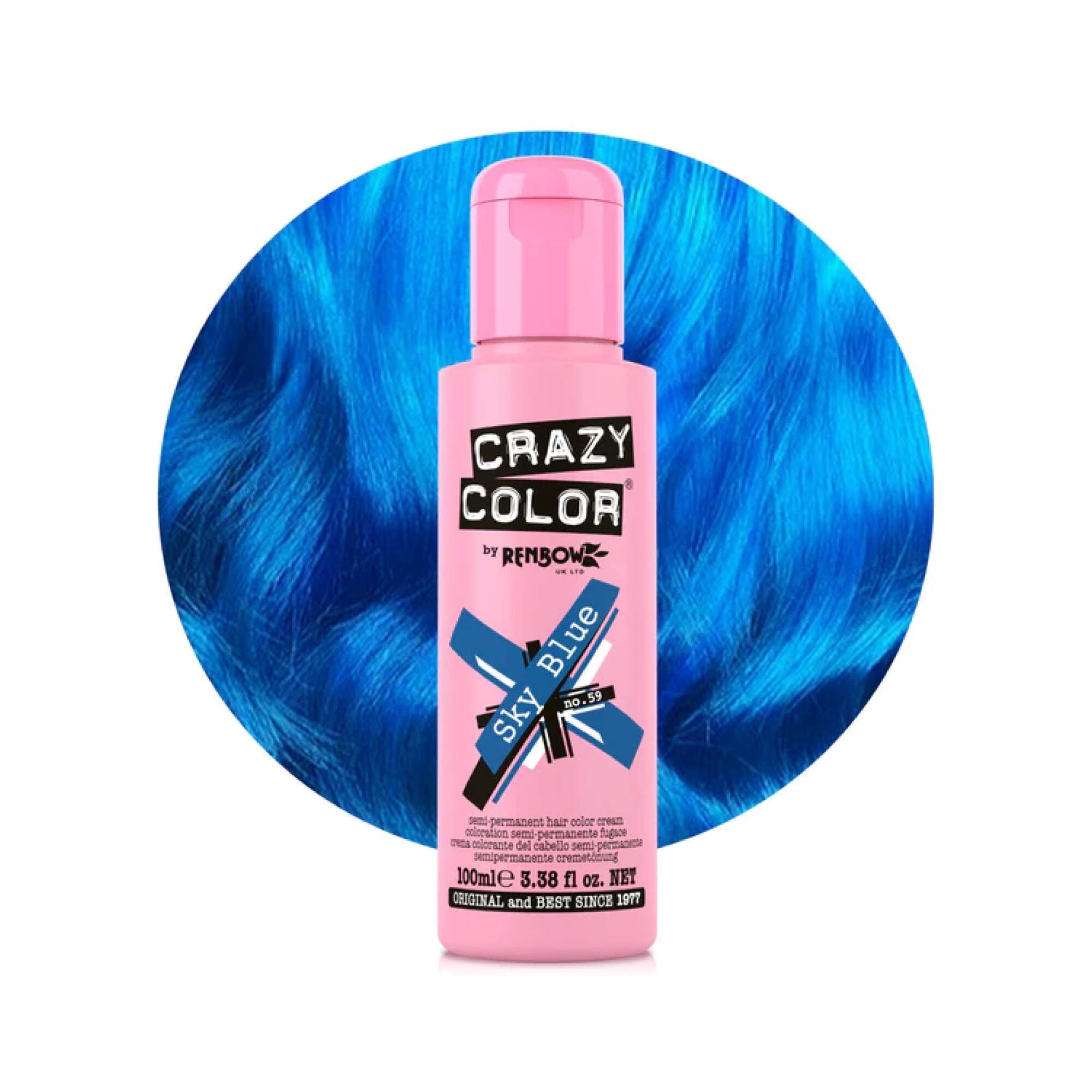 Crazy Color - Vibrant Shades - Sky Blue (59)