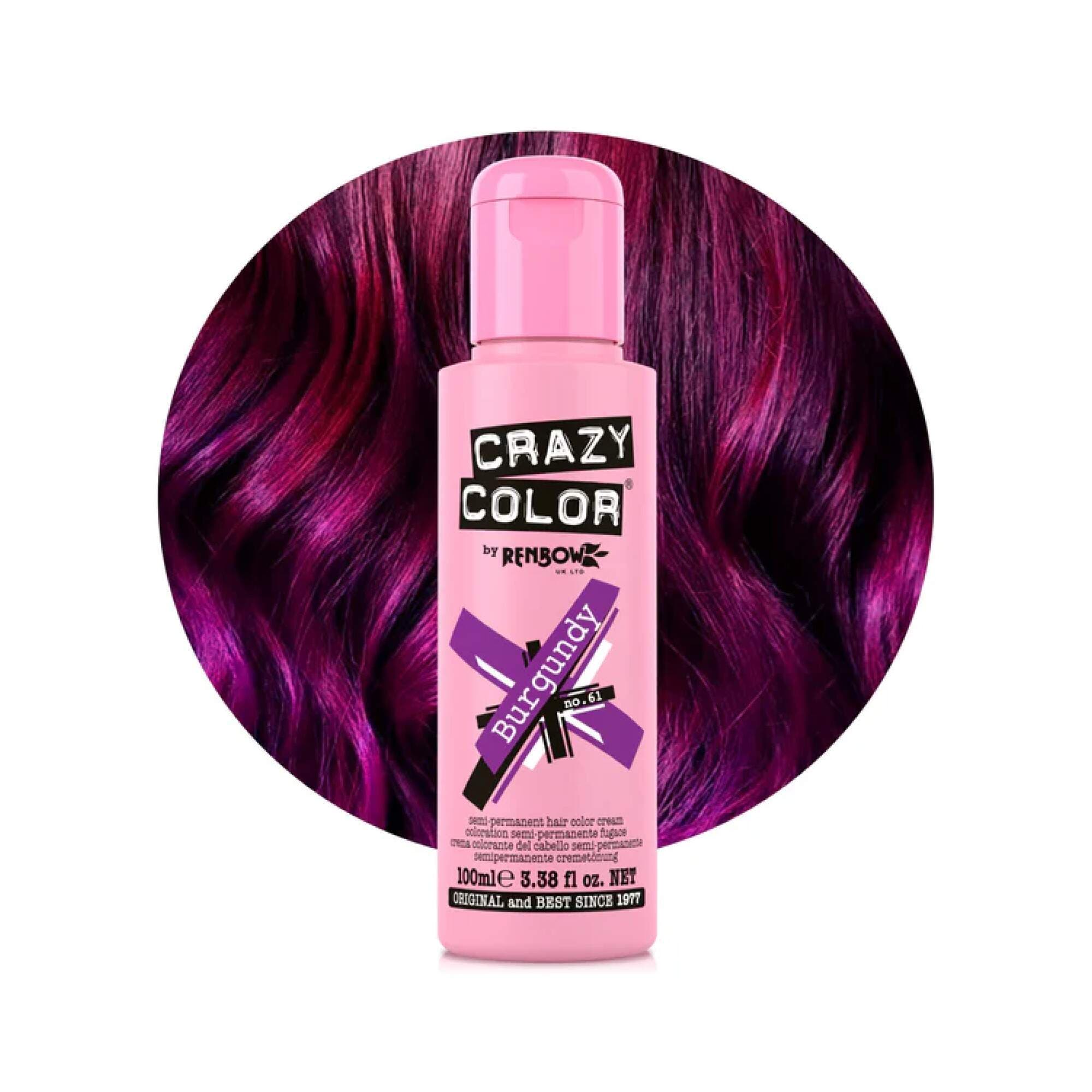 Crazy Color - Vibrant Shades - Burgundy (61)