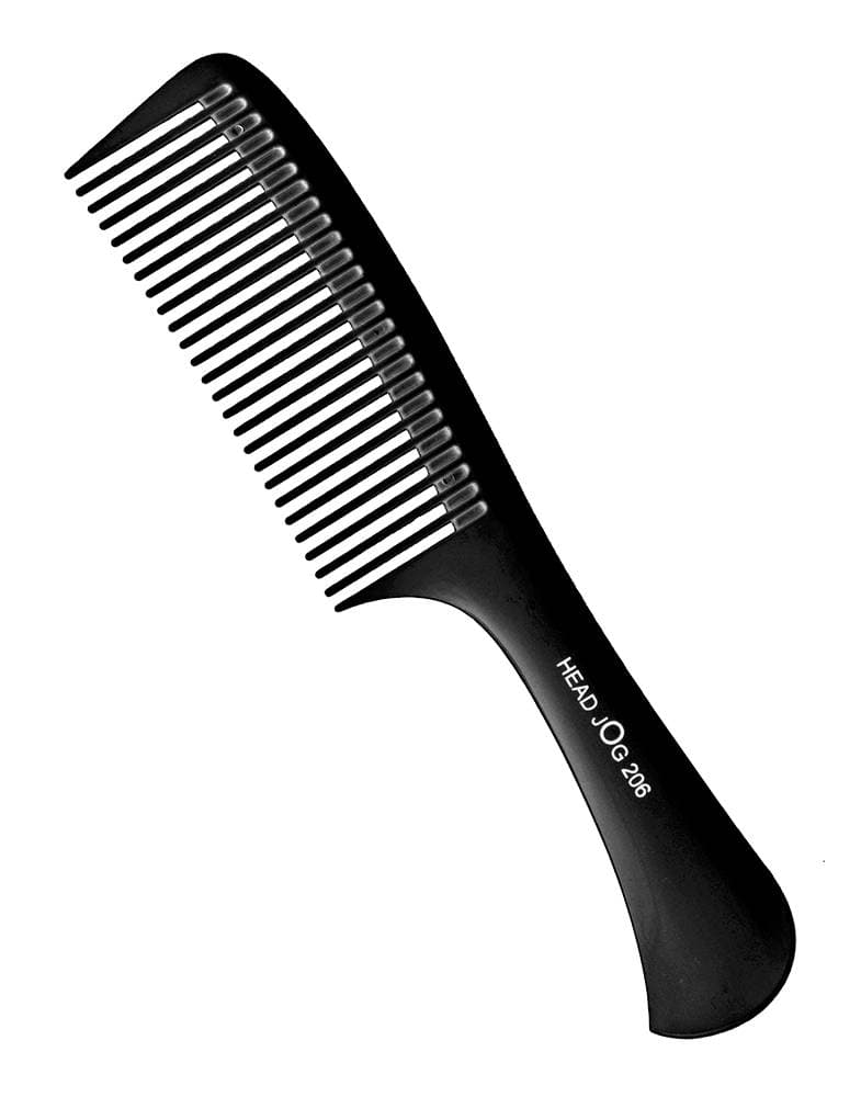 Head Jog 206 Detangle Comb Black