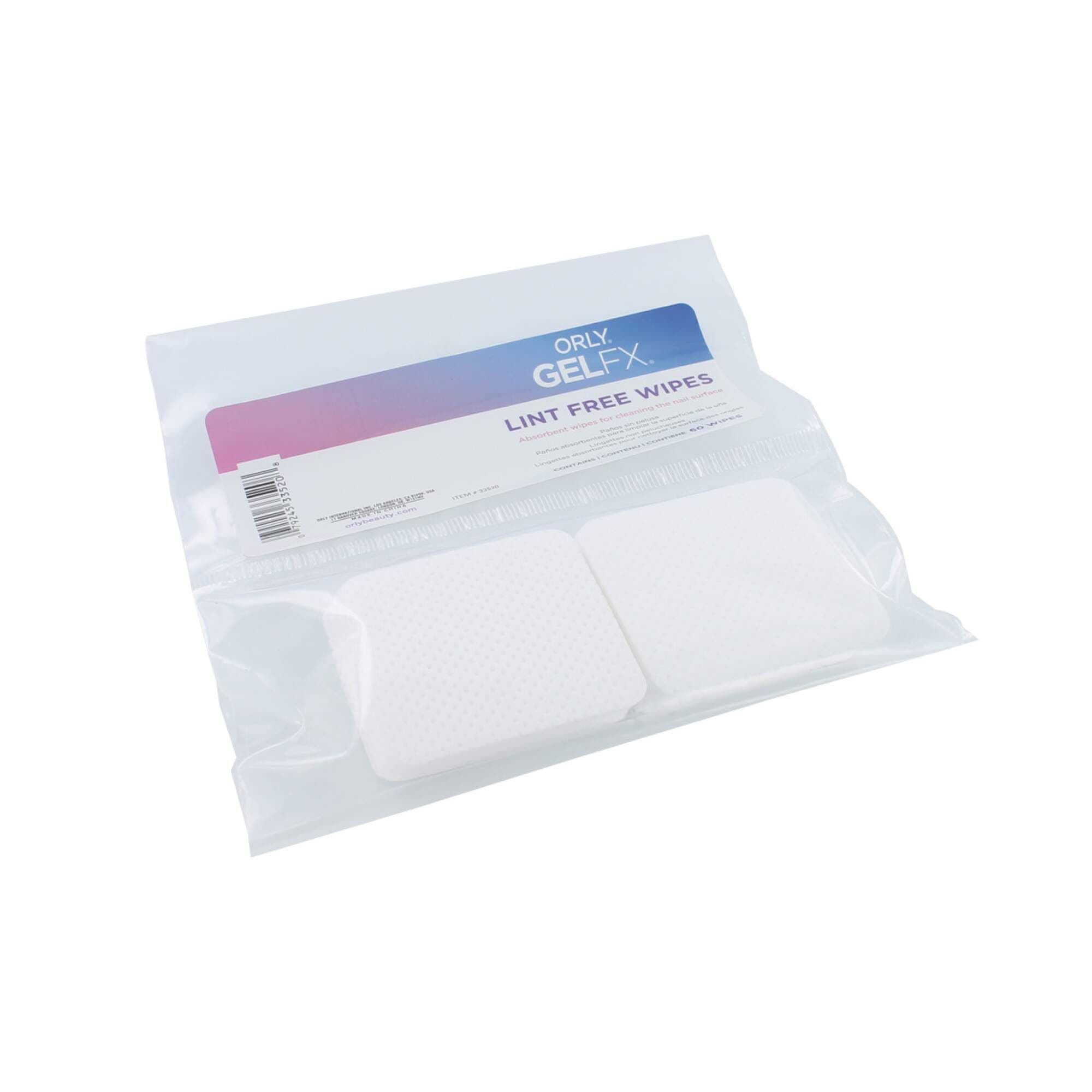 ORLY GEL FX - ACCESSORIES - Lint Free Nail Wipes - 60 Pack