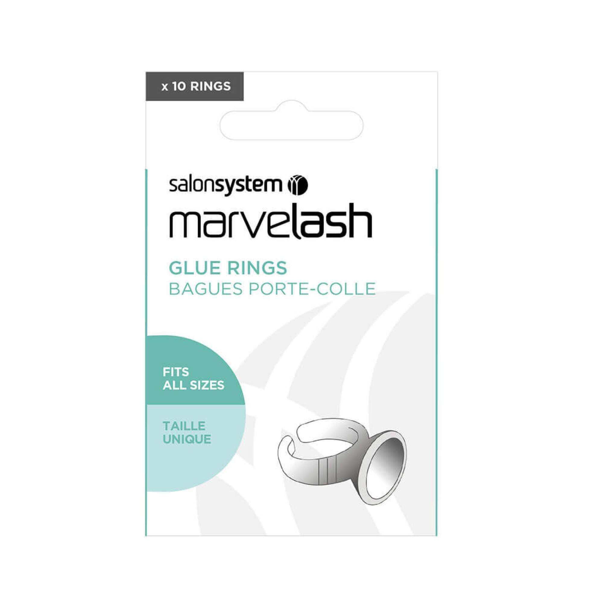 Marvel Lash Glue Rings+10cups