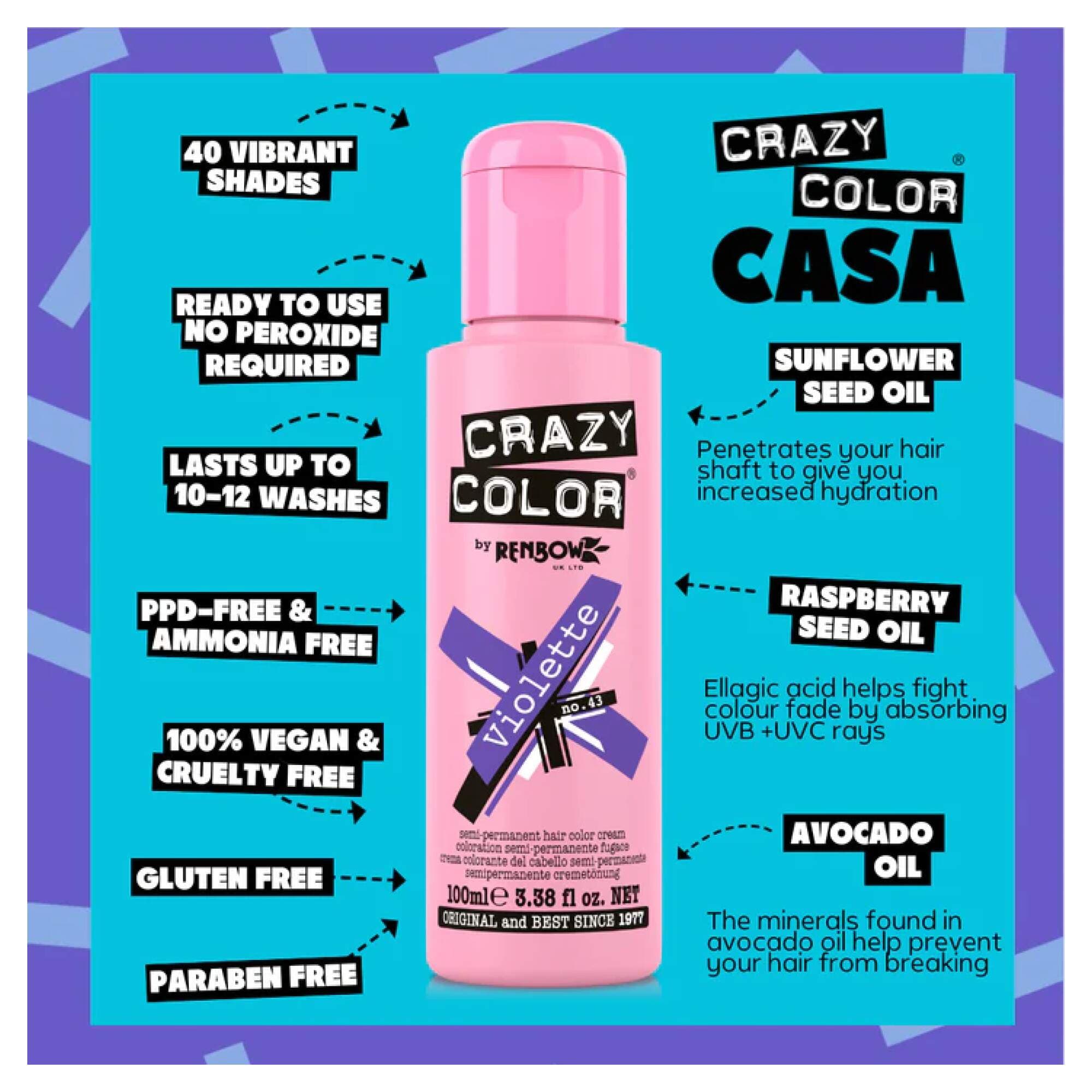 Crazy Color - Vibrant Shades - Violette (43) - Image 2