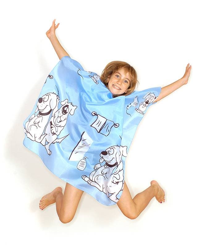 Hair Tools Children's Doggy Gown Blue