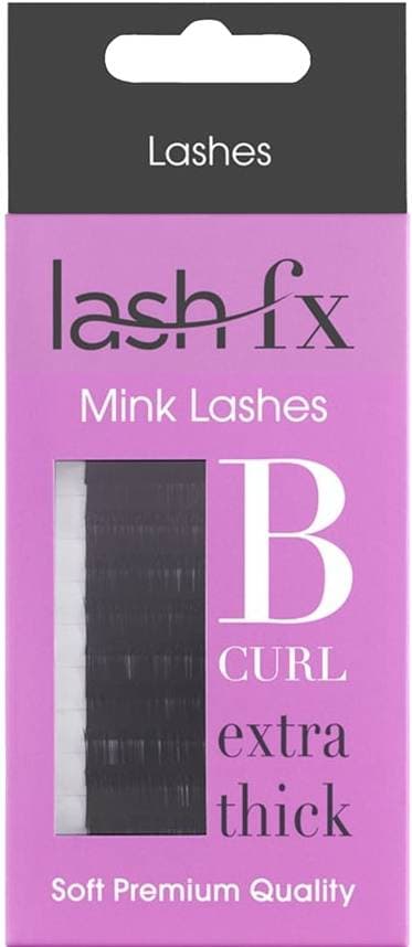 Lash FX - Loose Lashes - B Curl Extra Thick (0.20) 0.5gm 8mm