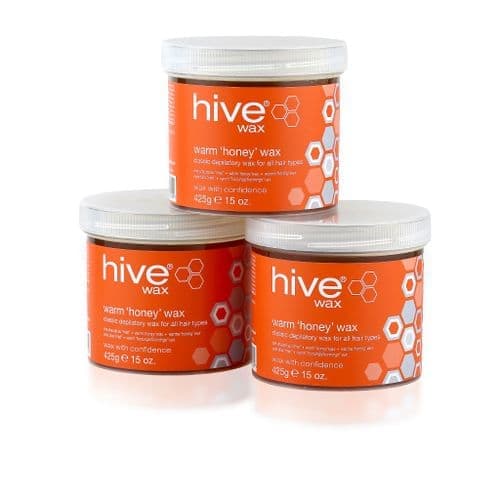 HIVE - WAX -  Warm 'Honey' Wax - 425g - 3 for 2 Pack