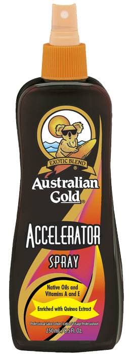 AUSTRALIAN GOLD - BOTTLE - Dark Tanning Accelerator Spray Lid - 250ml