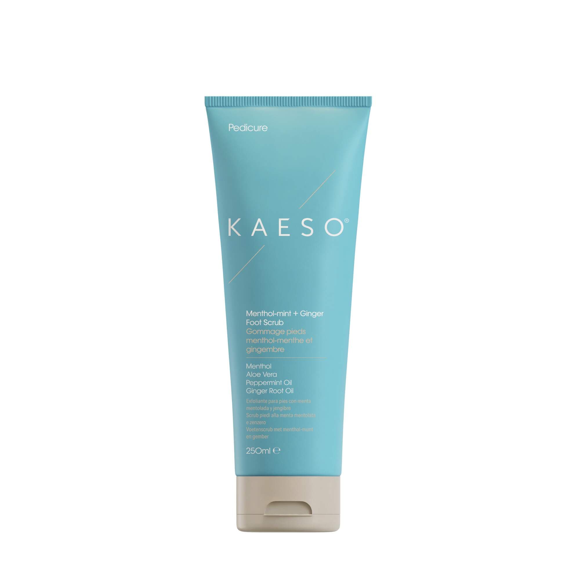 KAESO PEDICURE - Menthol-mint + Ginger Foot Scrub 250ml - Image 3