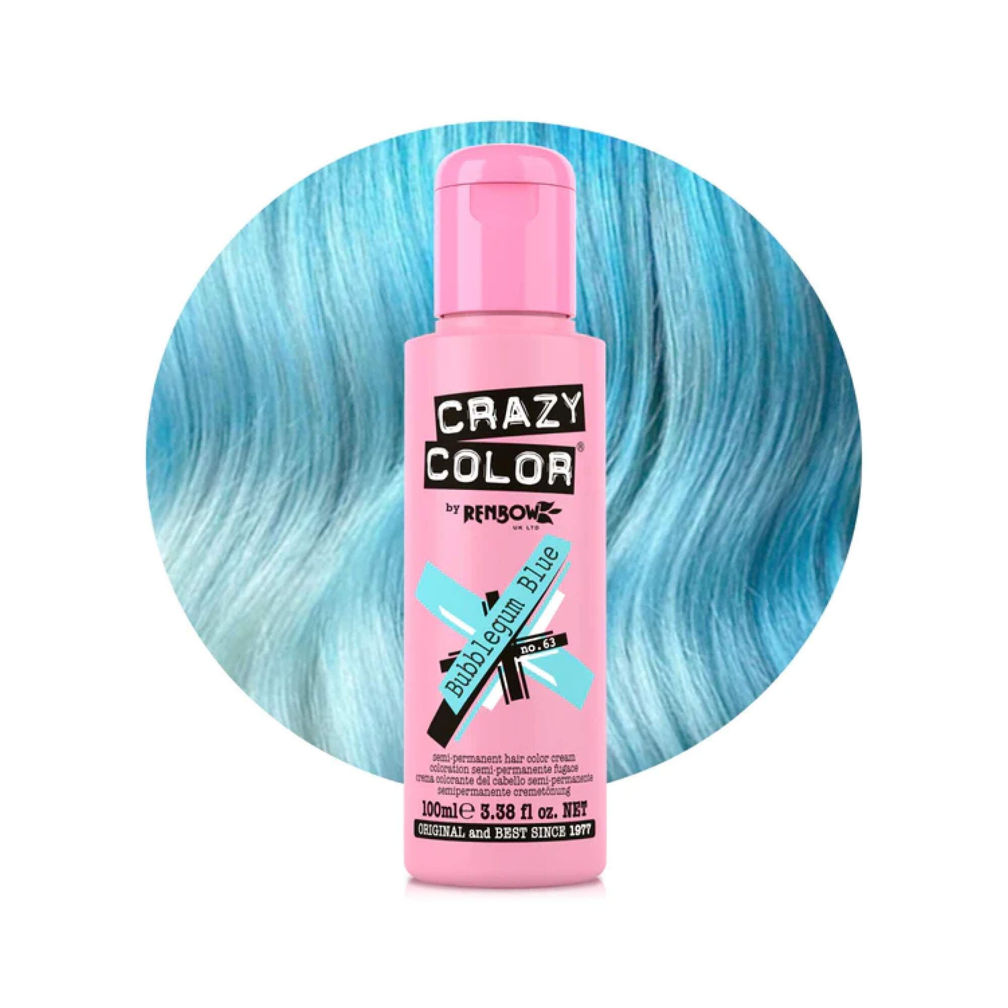 Crazy Color - Vibrant Shades - Bubblegum Blue (63)