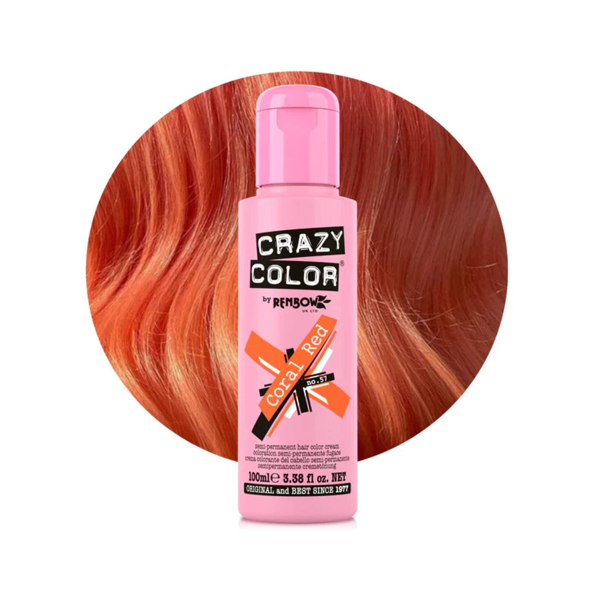 Crazy Color - Vibrant Shades - Coral Red (57)