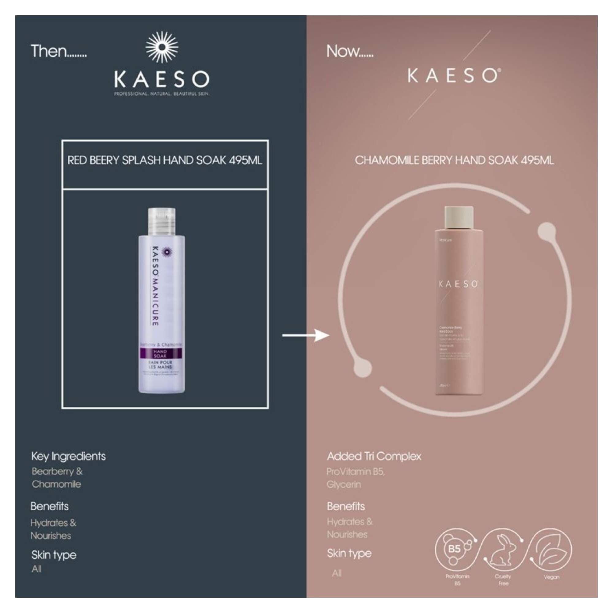 KAESO MANICURE - Red Berry/Bearberry Hand Soak 495ml