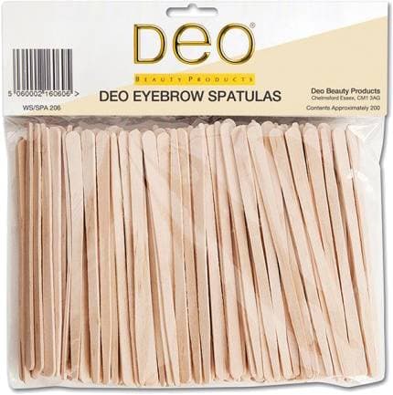 DEO - WAXING SPATULAS - Eye Brow Spatulas - 200pk