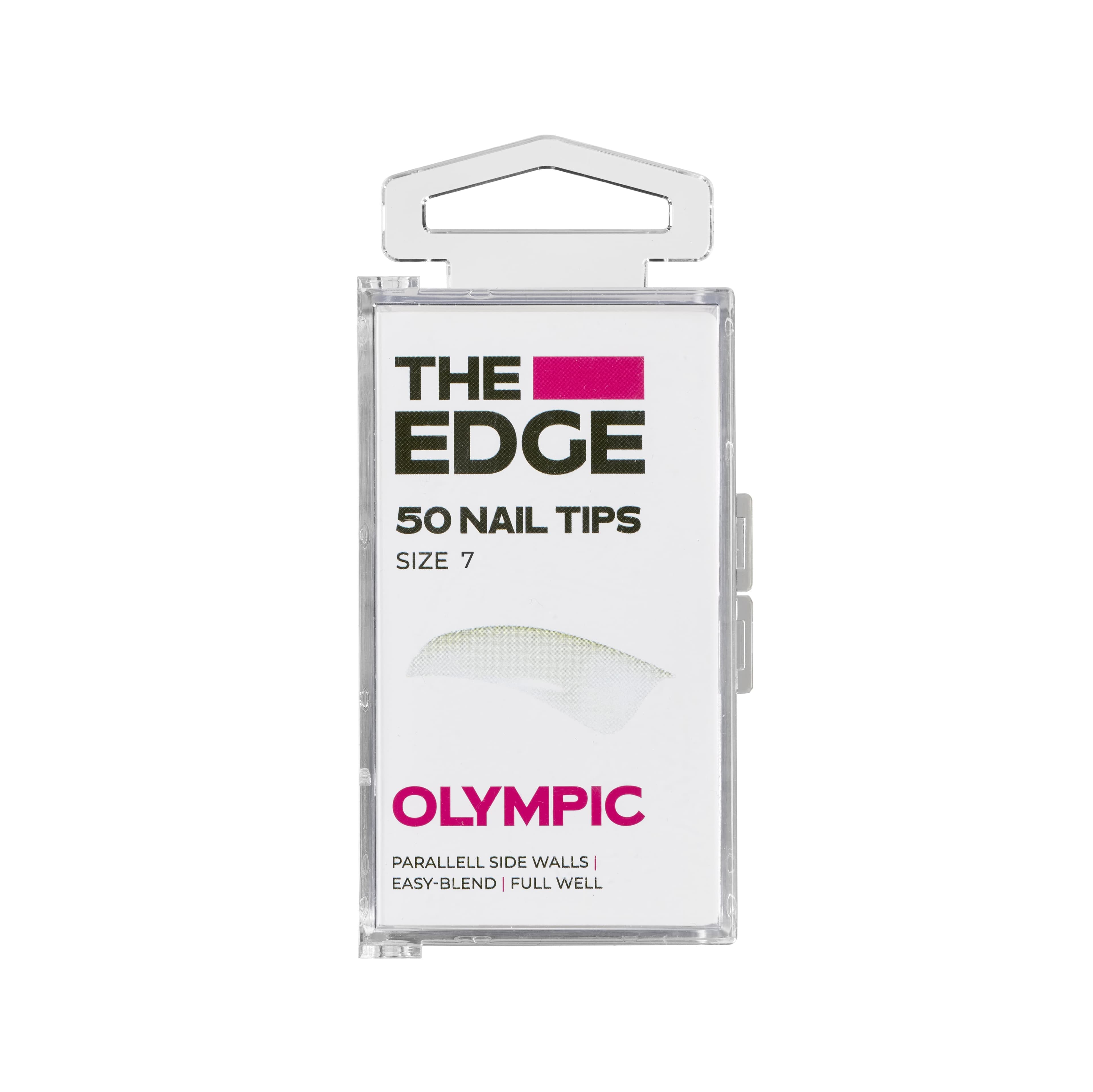 THE EDGE - NAIL TIPS - Olympic - Size 7 - 50 Pack