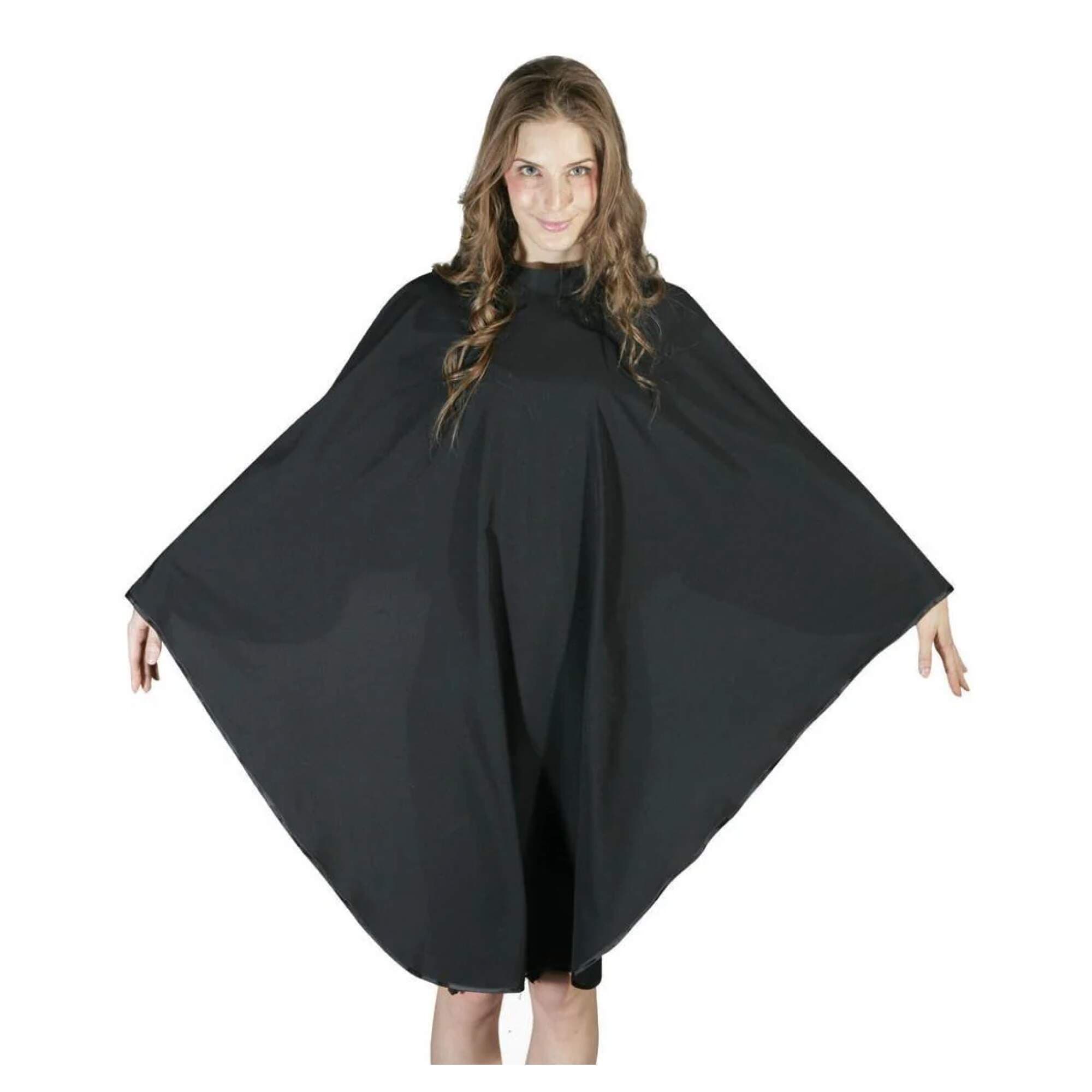 Duo Cutting & Colouring Cape Black Sleeveless Stud