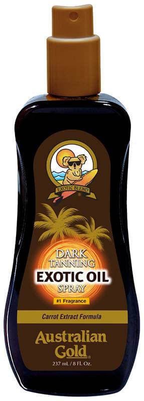 AUSTRALIAN GOLD - SUN CREAM - Dark Tanning Exotic Oil Intensifier Bottle - 237ml