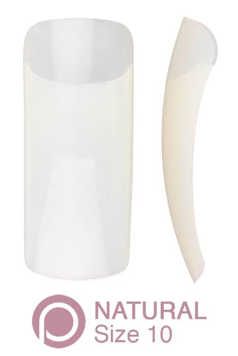 Pure Nails Natural Nail Tips - Size 10