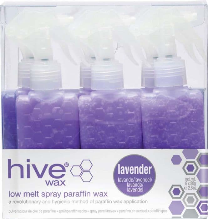 HIVE - PARAFFIN WAX - Spray Lavender Low Melt Paraffin Cartridges - 80g - 6 Pack