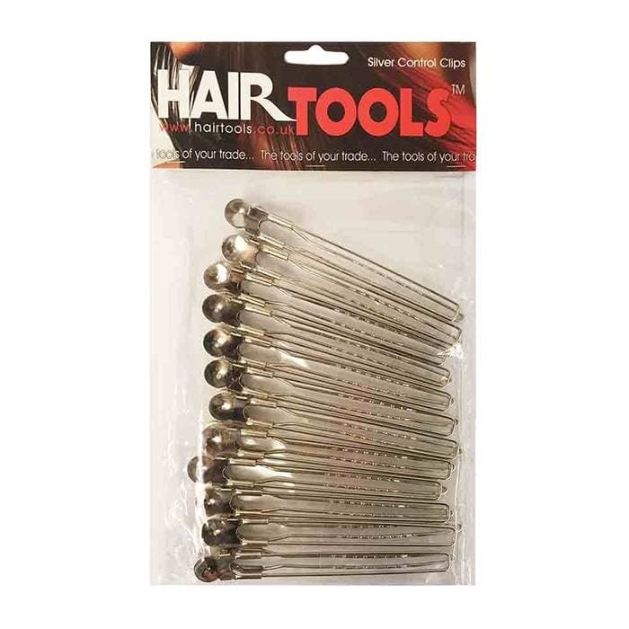 Hair Tools Control Clips Silver