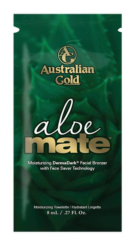 AUSTRALIAN GOLD - SACHET- Aloe Mate Towelette - Dark Green 