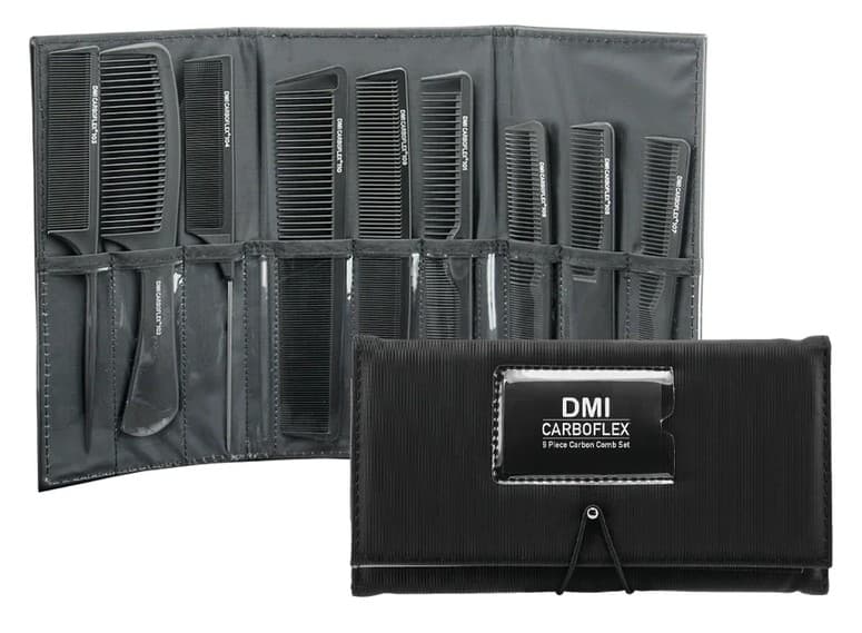 DMI - COMBS - Carboflex - Carbon Comb Set - Black (9pcs) 