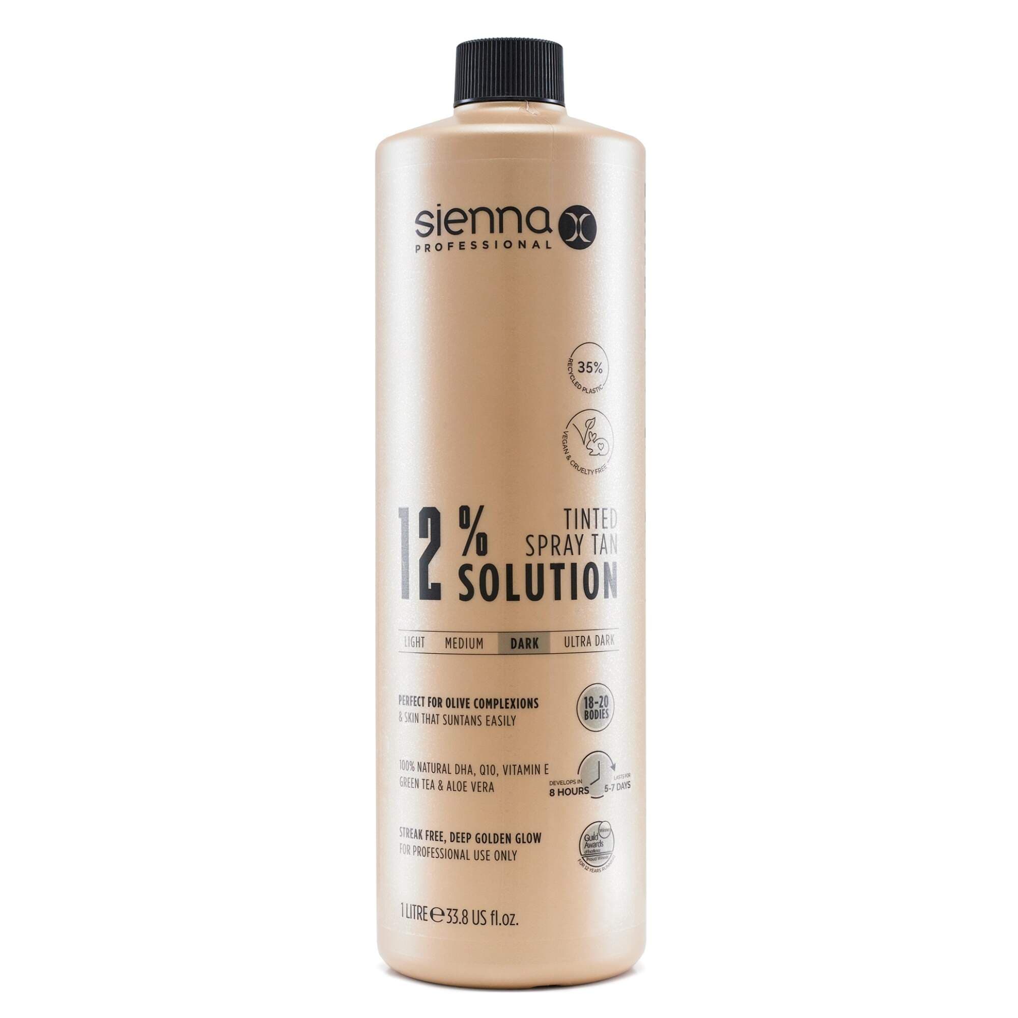 SIENNA X TAN - SOLUTION - 12% Tinted Spray Tan - 1 Litre