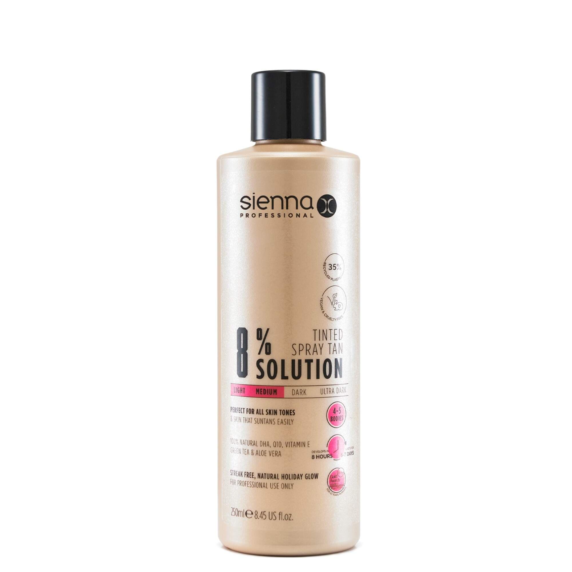SIENNA X TAN - SOLUTION - 8% Tinted Spray Tan - 250ml