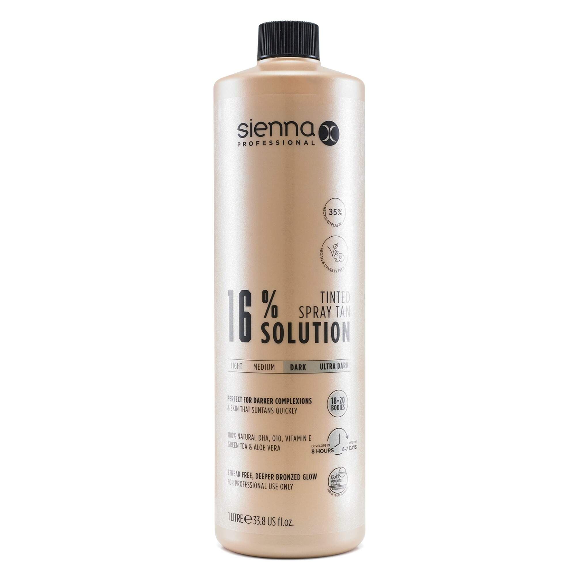 SIENNA X TAN - SOLUTION - 16% Tinted Spray Tan - 1 Litre