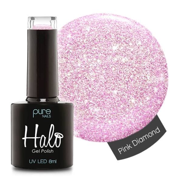 Halo Gel Polish - Ice Crystals - Pink Diamond