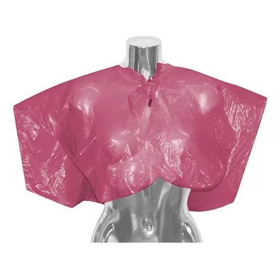 DMI - POLYTHENE DISPOSABLES - Shoulder Capes - Pink