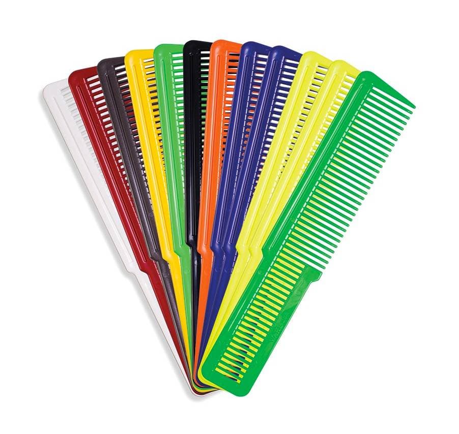 Wahl - Accessories - Flat Top Comb - 12pc Set (Multi Coloured)