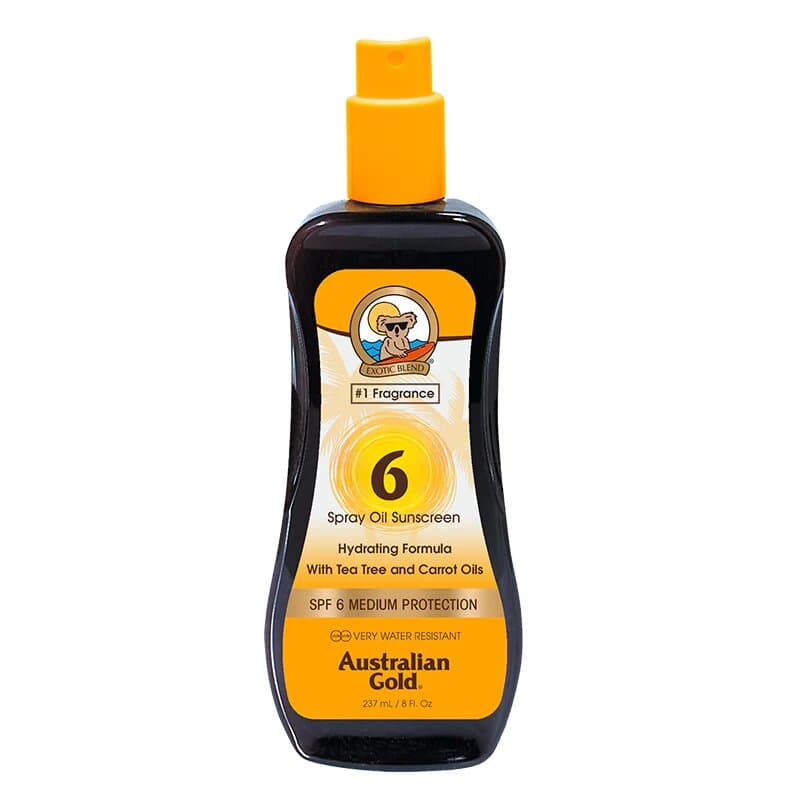 AUSTRALIAN GOLD - SUN CREAM - SPF 6 Spray Oil Carrot - 237ml