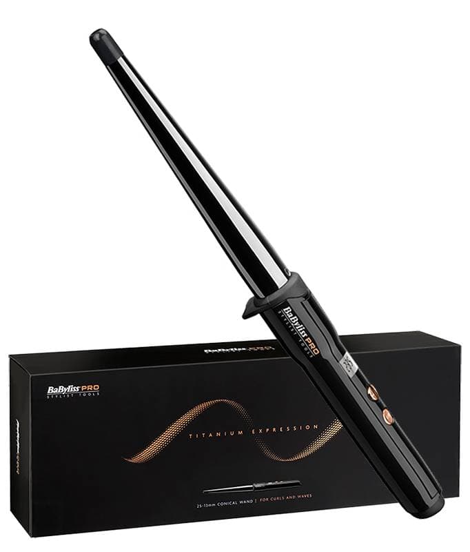 BaByliss PRO Titanium Expression Conical Wand - 25-13mm