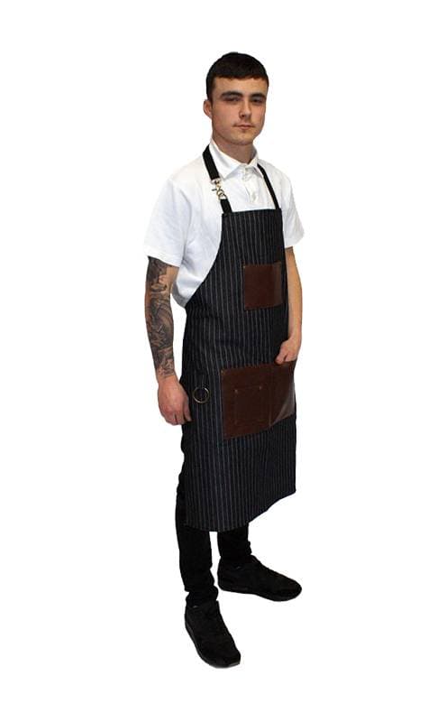 Hair Tools Barber Apron Pinstripe